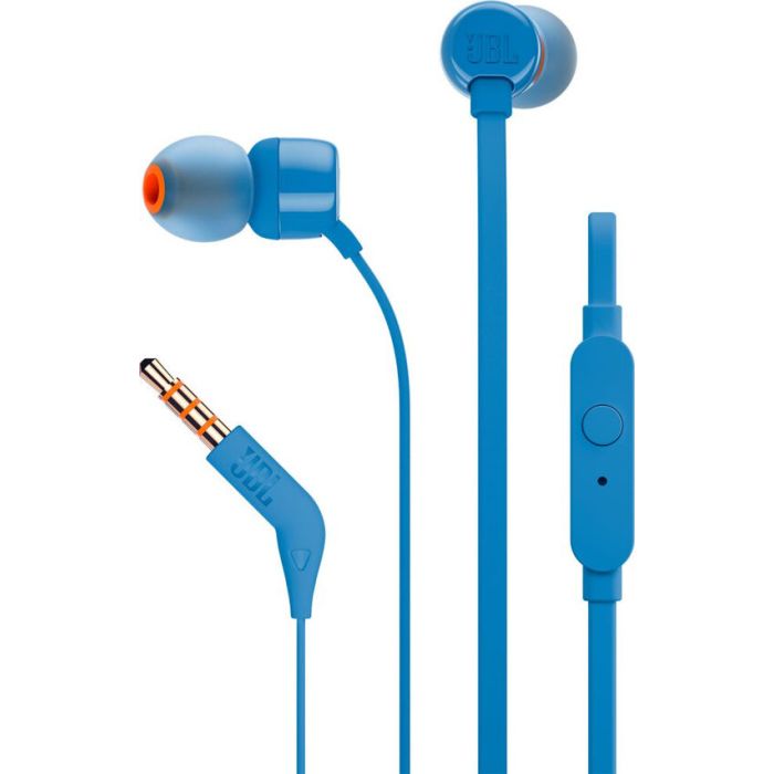 JBL T110 Auricolare Cablato In-ear Musica e Chiamate Blu , 107736 , Immagine 4