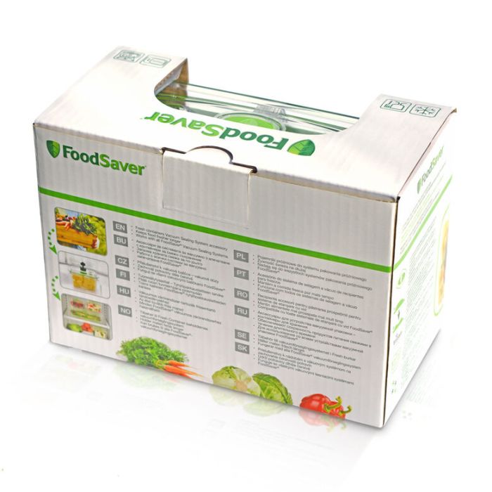 FoodSaver FFC002X recipiente per cibo Rettangolare Scatola 0,47 L Verde, Trasparente 1 pz , 113626 , Immagine 5