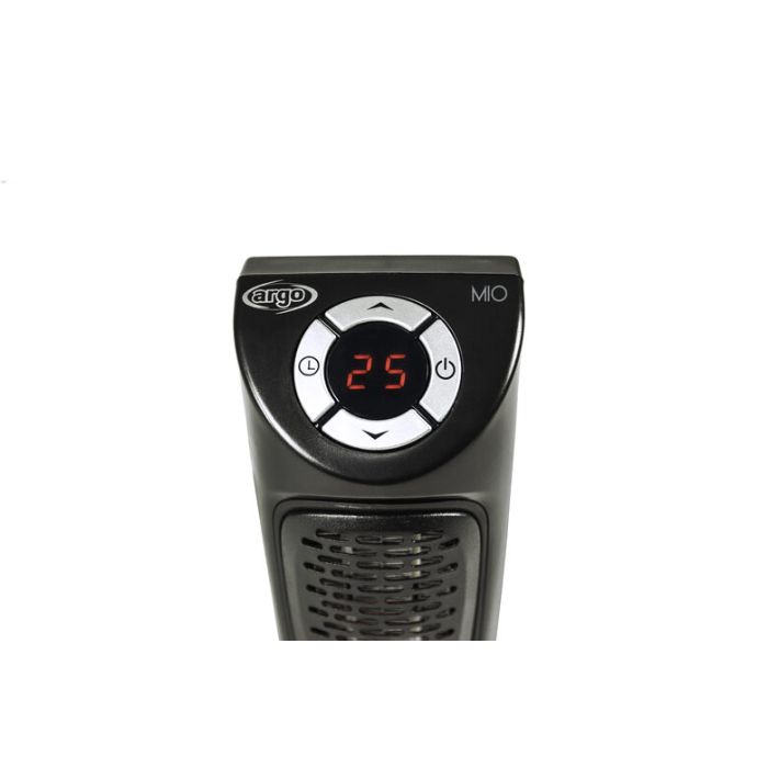 Argoclima MIO stufetta elettrica Interno Nero 350 W Riscaldatore ambiente elettrico a infrarossi , 126316 , Immagine 2