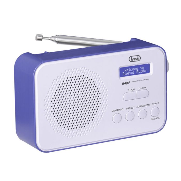 Trevi DAB 7F92 R Portatile Digitale Blu, Bianco , 128253 , Immagine 3