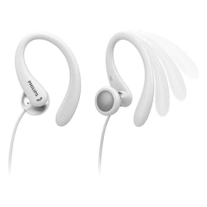 Philips TAA1105WT/00 cuffia e auricolare Cablato A clip, In-ear Sport Bianco , 134342 , Immagine 2