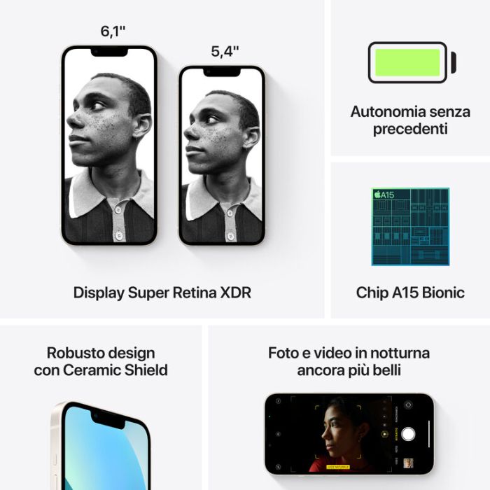 TIM iPhone 13 128GB Galassia , 139666 , Immagine 7