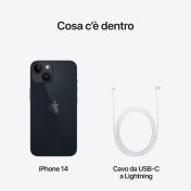 APPLE CELLULARE IPHONE 14 128GB MIDNIGHT