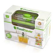 FoodSaver FFC002X recipiente per cibo Rettangolare Scatola 0,47 L Verde, Trasparente 1 pz
