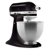 KitchenAid Classic robot da cucina 275 W 4,3 L Nero, Metallico