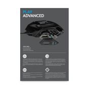 Logitech G G502 HERO mouse Mano destra USB tipo A Ottico 16000 DPI