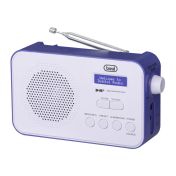 Trevi DAB 7F92 R Portatile Digitale Blu, Bianco