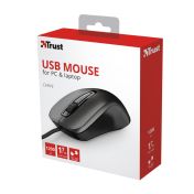 Trust Carve mouse Ambidestro USB tipo A Ottico 1200 DPI