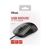 Trust Carve mouse Ambidestro USB tipo A Ottico 1200 DPI