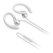 Philips TAA1105WT/00 cuffia e auricolare Cablato A clip, In-ear Sport Bianco