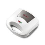 Girmi TS03 tostiera 750 W Acciaio inossidabile, Bianco
