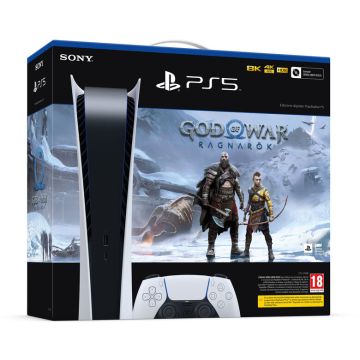 SONY PS5 DIGITAL + GOD OF WAR RAGNAROK , 144272