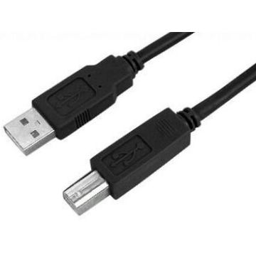 nuovaVideosuono USB A-USB B, 1.5m M-M cavo USB 1,5 m USB 2.0 Nero , 135940
