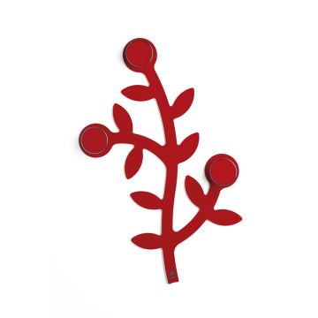 Foppapedretti Appendialbero appendiabiti Montabile a parete 3 gancio(i) Rosso , 28304