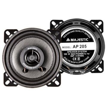 New Majestic AP-205 altoparlante auto Rotondo 2-vie 100 W 2 pz , 75123