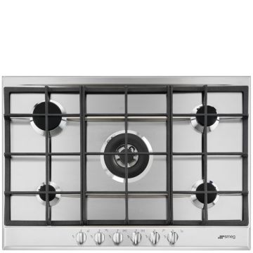 Smeg P272XGH piano cottura Acciaio inossidabile Da incasso Gas 5 Fornello(i) , 86489