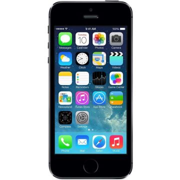 Apple iPhone 5s 10,2 cm (4") SIM singola iOS 7 4G 1 GB 16 GB 1570 mAh Grigio , 83062