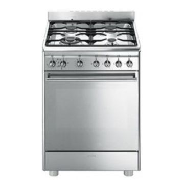Smeg CX68MF8-2 cucina Piano cottura Gas Acciaio inossidabile A , 85928