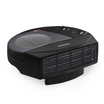 Olimpia Splendid Cromo Radiale Nero 2000 W Riscaldatore ambiente elettrico con ventilatore , 68938