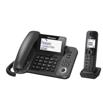 Panasonic KX-TGF320E telefono Telefono DECT Identificatore di chiamata Nero , 96973
