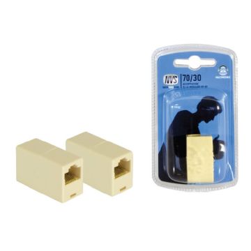 nuovaVideosuono 70/30 adattatore per inversione del genere dei cavi RJ45 Beige , 95635