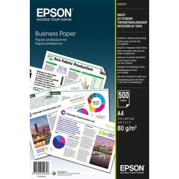 EPSON CARTA BUSINESS A4 500 F/R 80GR , 143042