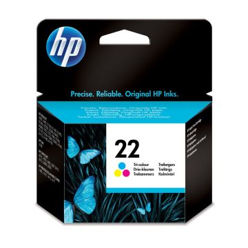 HP Cartuccia originale inchiostro tricromia 22 , 47586