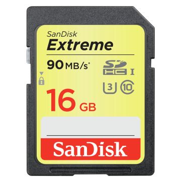 SanDisk Extreme memoria flash 16 GB SDHC UHS-I Classe 10 , 135256