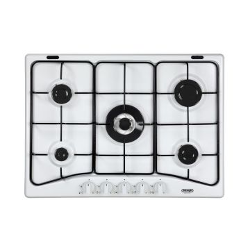 De’Longhi YBF 57 ASV piano cottura Bianco Da incasso Gas 5 Fornello(i) , 97633