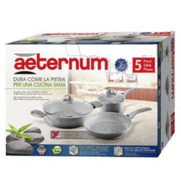 Aeternum Silver Inuction Box 8pcs set di pentole , 105847