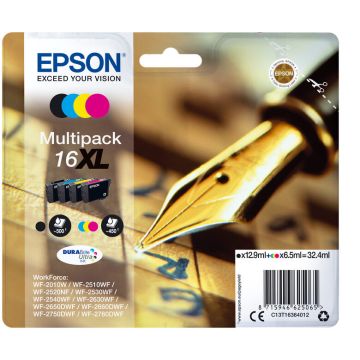 Epson Pen and crossword Multipack Penna e cruciverba 4 colori Inchiostri DURABrite Ultra 16XL , 124298