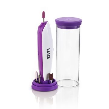 Laica PC3004 strumento per manicure/pedicure Viola, Bianco , 102964