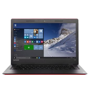 Lenovo IdeaPad 100s Computer portatile 35,6 cm (14") HD Intel® Celeron® DDR3L-SDRAM 32 GB Flash Wi-Fi 4 (802.11n) Windows 10 Nero, Rosso , 108032
