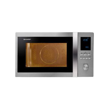 Sharp Home Appliances R-922STWE Superficie piana Microonde combinato 32 L 1000 W Acciaio inossidabile , 97311