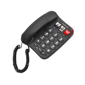Nordmende EASYHOME100 Telefono analogico Nero , 108970