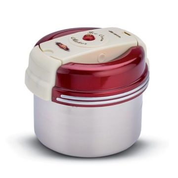 Ariete 630 macchina per gelato 10 W Rosso, Acciaio inossidabile, Bianco , 109111