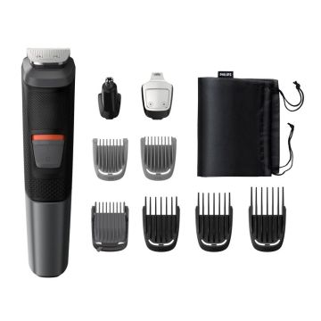 Philips MULTIGROOM Series 5000 9 accessori Tecnologia DualCut 9 in 1, Barba e capelli , 111952