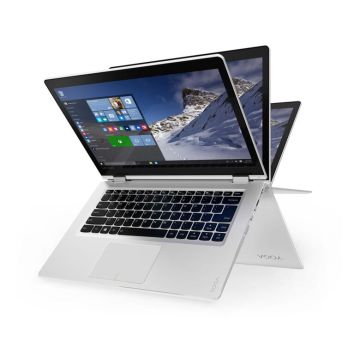 Lenovo Yoga 510 Ibrido (2 in 1) 35,6 cm (14") Touch screen Full HD Intel® Core™ i3 della sesta generazione 4 GB DDR4-SDRAM 256 GB SSD Windows 10 Home Bianco , 111060