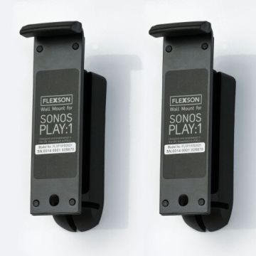 Flexson FLXS1WM2021 supporto da parete per casse acustiche Nero , 133387