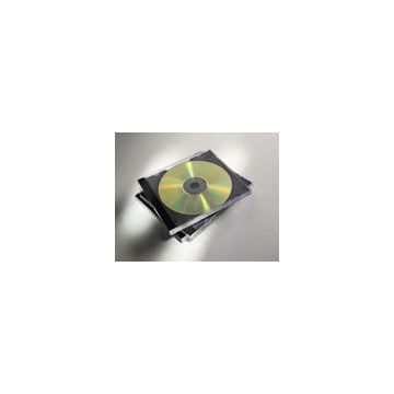 Fellowes 98305 custodia CD/DVD Custodia Jewel 1 dischi Nero, Trasparente , 103070