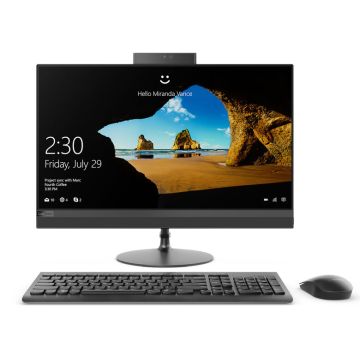 Lenovo IdeaCentre AIO 520-24IKU 60,5 cm (23.8") 1920 x 1080 Pixel Intel® Core™ i3 della sesta generazione 8 GB DDR4-SDRAM 1000 GB HDD PC All-in-one Windows 10 Home Wi-Fi 5 (802.11ac) Nero , 113301
