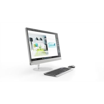 Lenovo IdeaCentre 520 60,5 cm (23.8") 1920 x 1080 Pixel 7th Generation AMD A9-Series APUs 8 GB DDR4-SDRAM 1000 GB HDD PC All-in-one Windows 10 Home Wi-Fi 5 (802.11ac) Argento , 114583