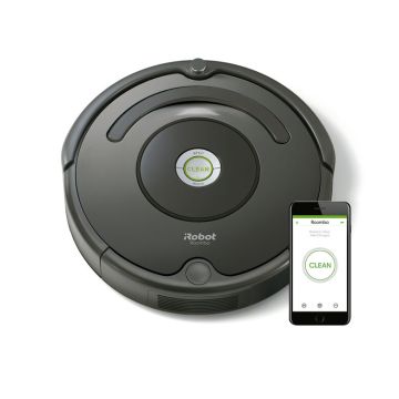 iRobot Roomba 676 Aspirapolvere Robot 0,6 L Senza sacchetto Nero , 118034