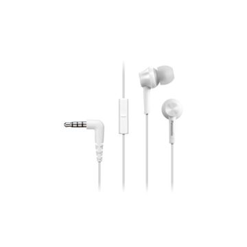 Panasonic RP-TCM115E Auricolare Cablato In-ear Musica e Chiamate Bianco , 119082