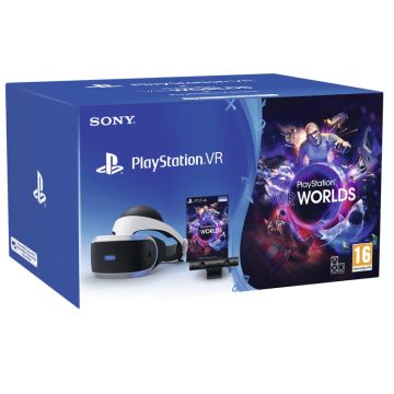 Sony PS VR + Camera + VR Worlds (voucher) Occhiali immersivi FPV 610 g Nero, Bianco , 113779