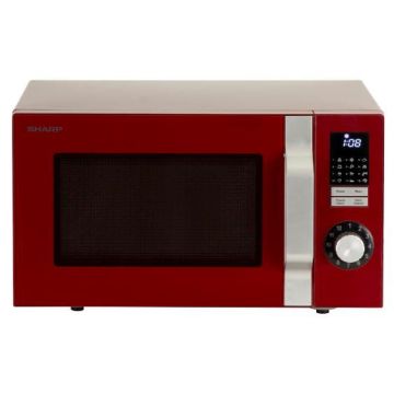 Sharp Home Appliances R744RD forno a microonde Superficie piana Microonde combinato 25 L 1000 W Rosso , 129502