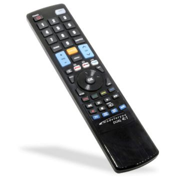 Jolly Line Madeforyou 4:1 Elegant telecomando IR Wireless DTT, DVD/Blu-ray, Console da gioco, SAT, TV, VCR Pulsanti , 42252
