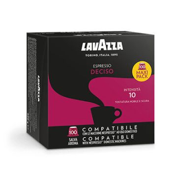 Lavazza Deciso Capsule caffè Tostatura scura 100 pz , 118296