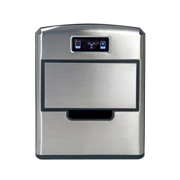 RGV Mojito Ice FG12D Macchina per ghiaccio portatile 12 kg/24h 150 W Nero, Acciaio inossidabile , 121613