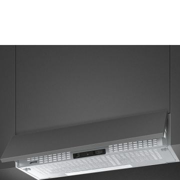 Smeg KSEIR92SE2 cappa aspirante Semintegrato (semincassato) Argento 225 m³/h D , 122531